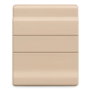Beige roller shutter color sample